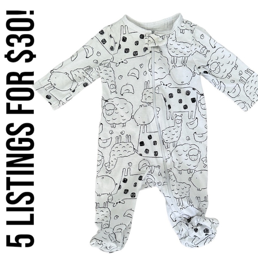 Carter’s 3 month baby boy zip footies